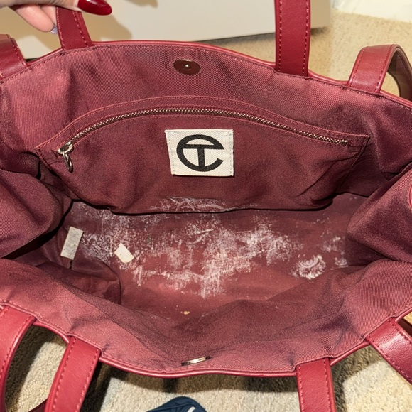 OXBLOOD TELFAR MEDIUM BAG - Picture 10 of 13